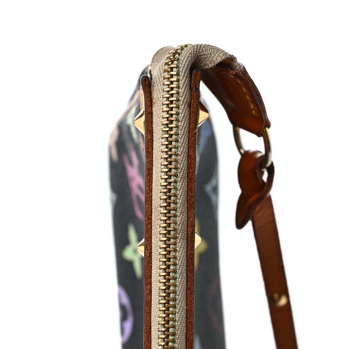 Monogram Multicolor Pochette Accessories Black