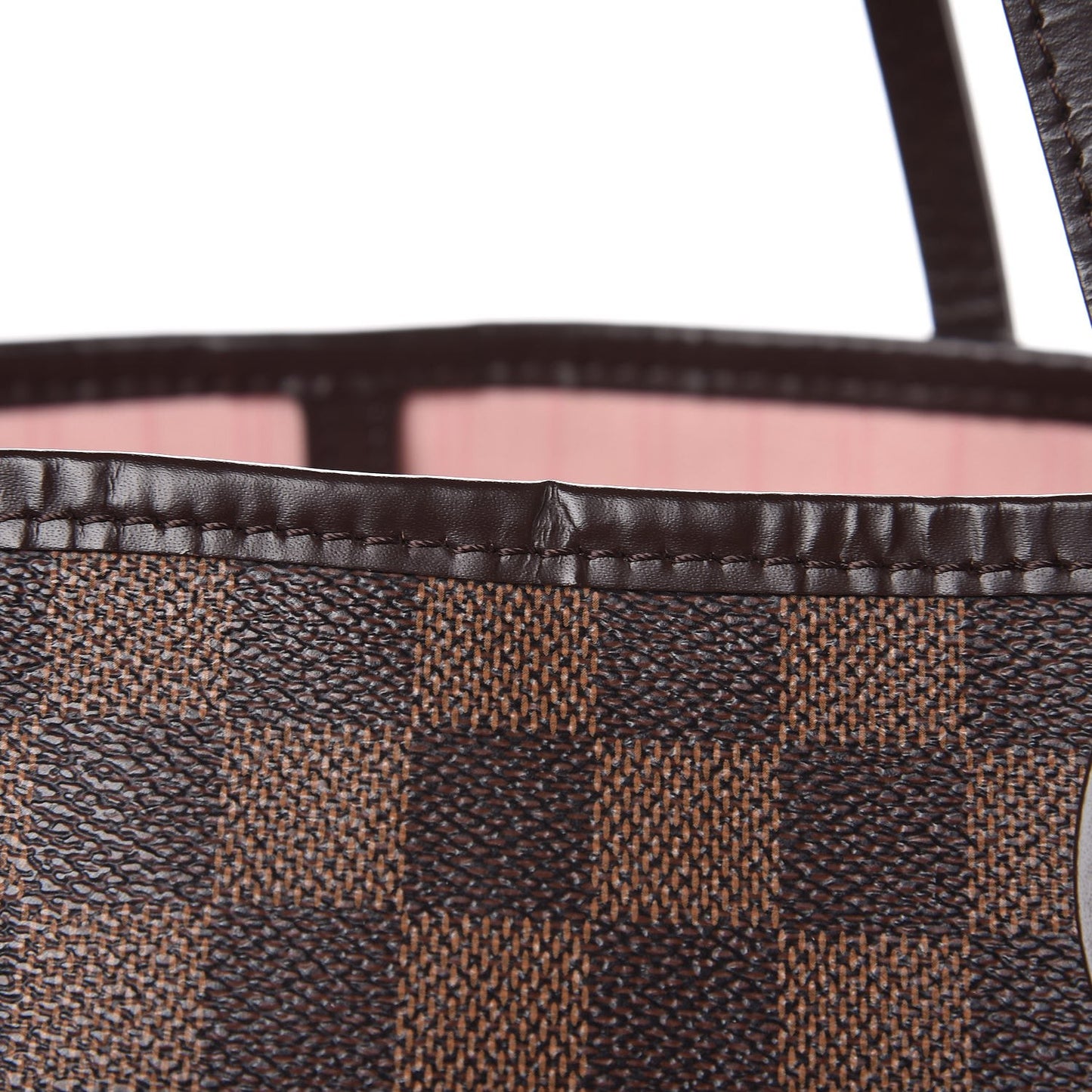 Damier Ebene Neo Neverfull MM Rose Ballerine