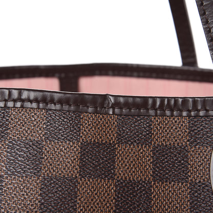 Louis Vuitton Damier Ebene Neo Neverfull MM Rose Ballerine 11 of 12