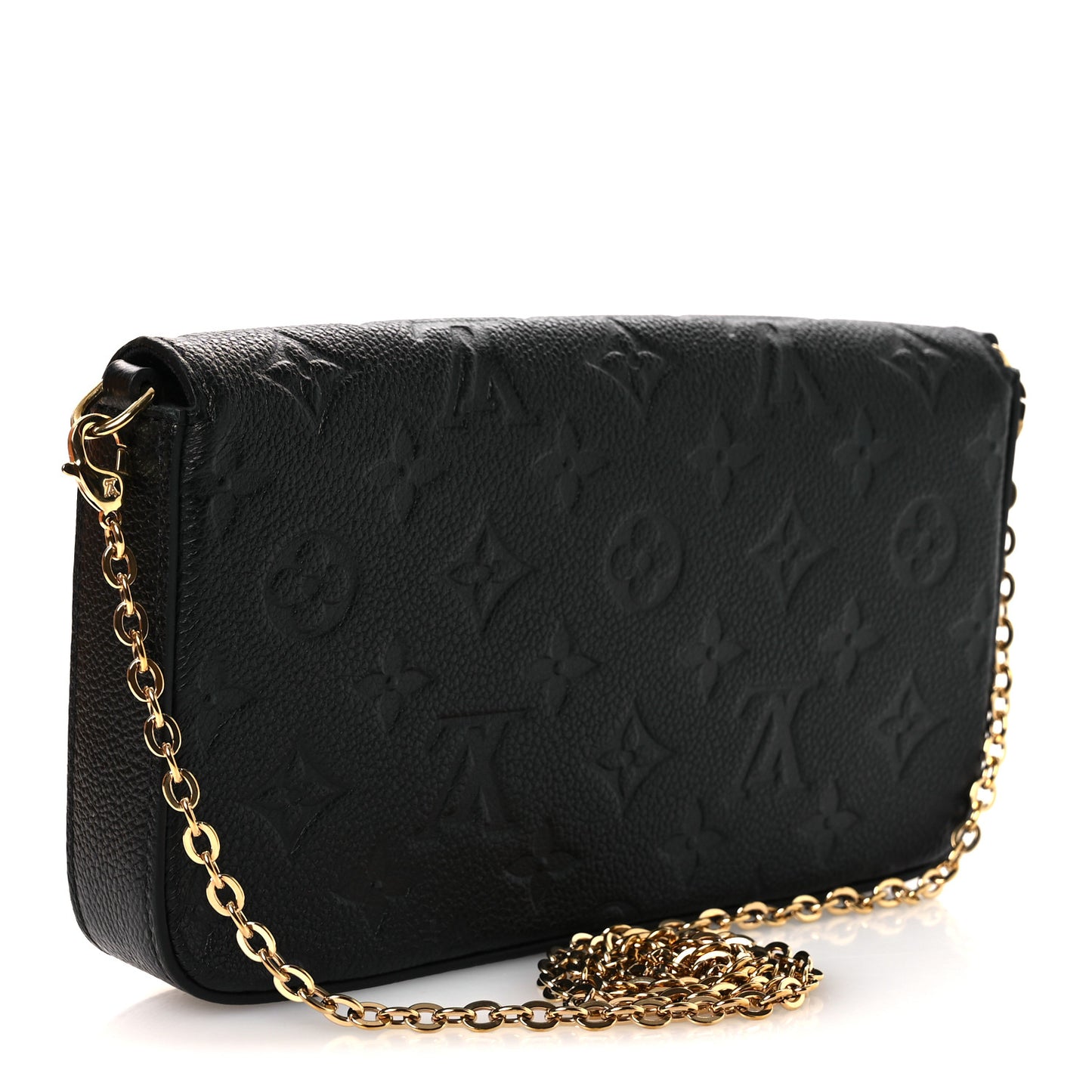 Empreinte Pochette Felicie Chain Wallet Black