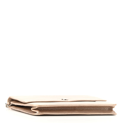 Chanel Metallic Goatskin Wallet On Chain WOC Gold 4 of 11