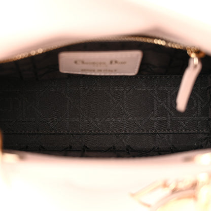 Christian Dior Lambskin Cannage Mini Lady Dior Rose Poudre 5 of 13