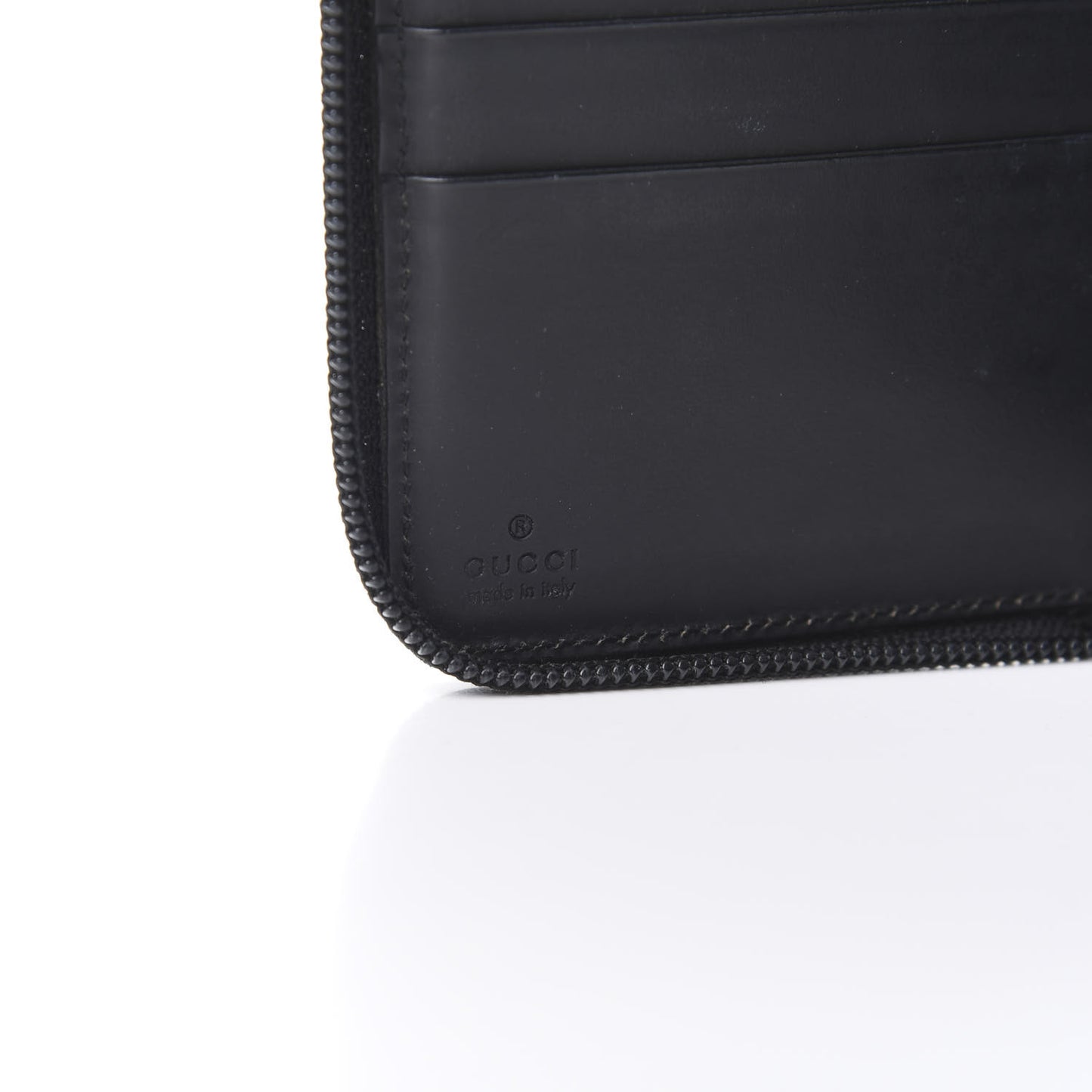 Monogram Zip Around Wallet Black