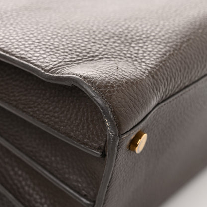 Saint Laurent Grained Calfskin Small Sac De Jour Fog 11 of 18