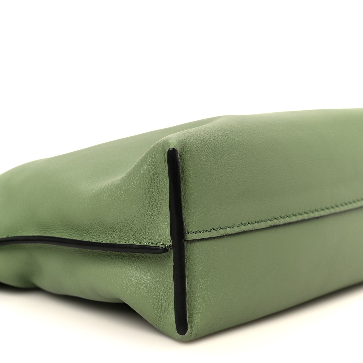 Calfskin Mini Flamenco Knot Clutch Rosemary