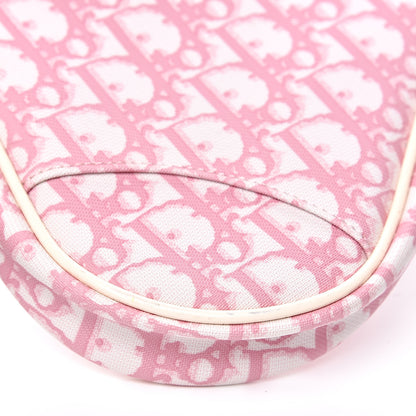 Christian Dior Monogram Mini Saddle Pochette Pink 11 of 12