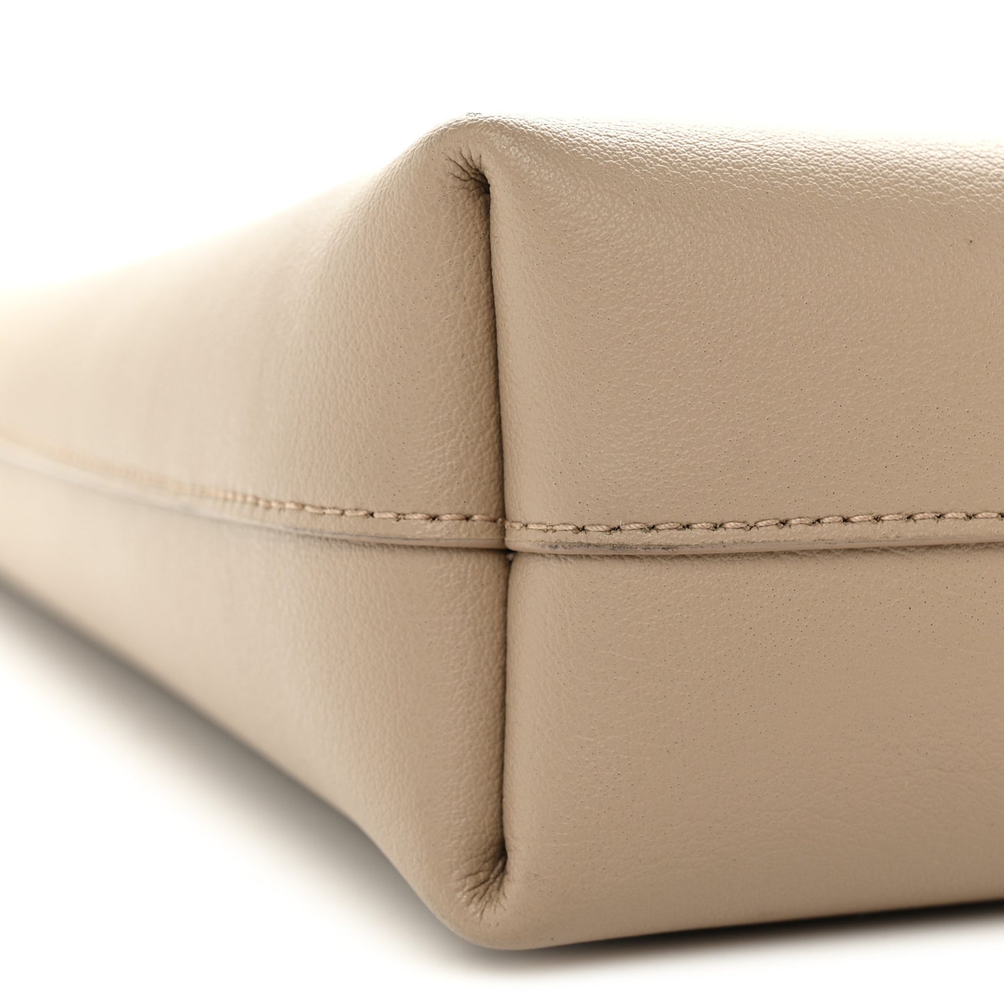 Calfskin Toy Shopping Tote Nude Powder