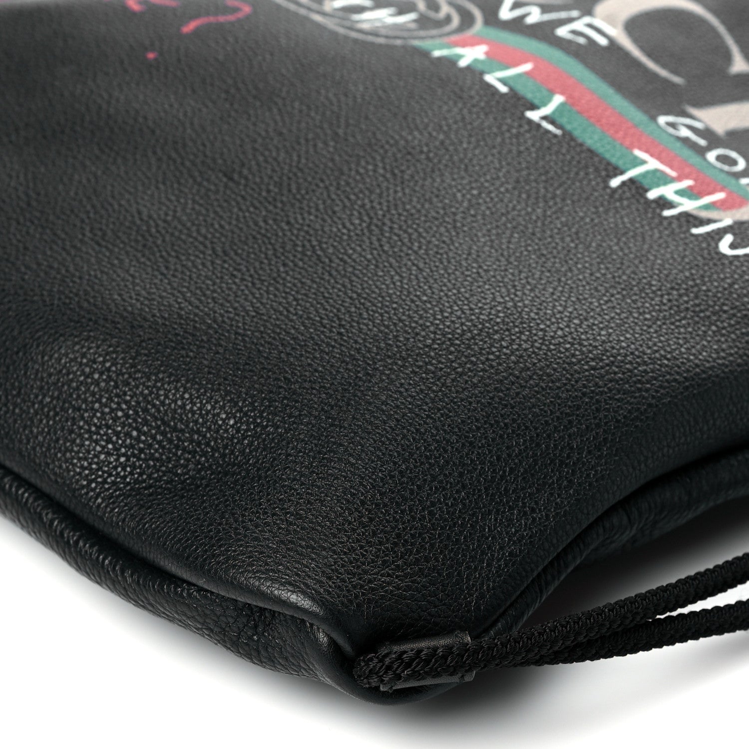 Gucci Calfskin Coco Capitan Logo Drawstring Backpack Black 10 of 10