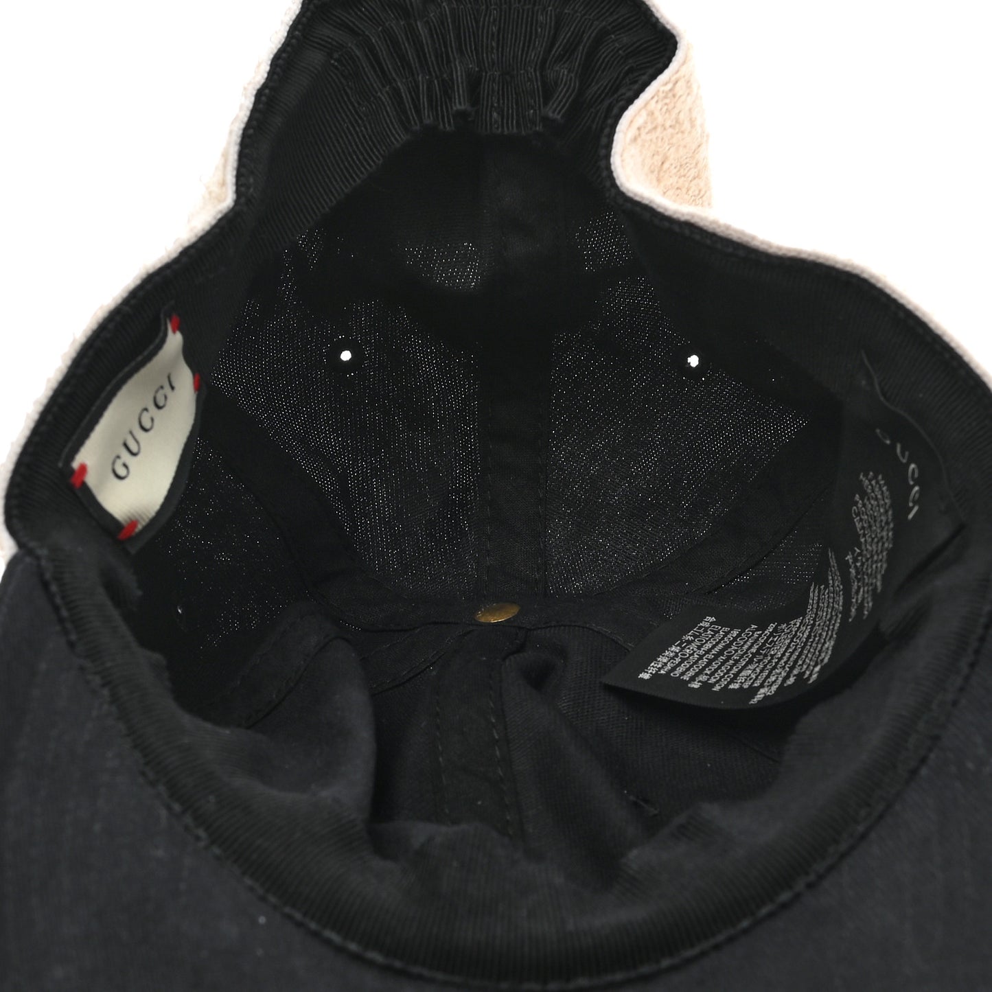 Gabardine Gucci Headband Baseball Hat L Black