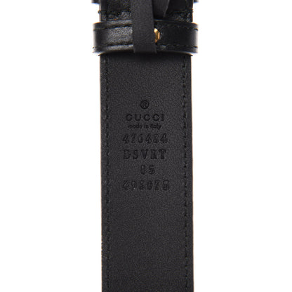 Gucci Calfskin Matelasse GG Marmont Belt Bag 85 34 Black 11 of 12