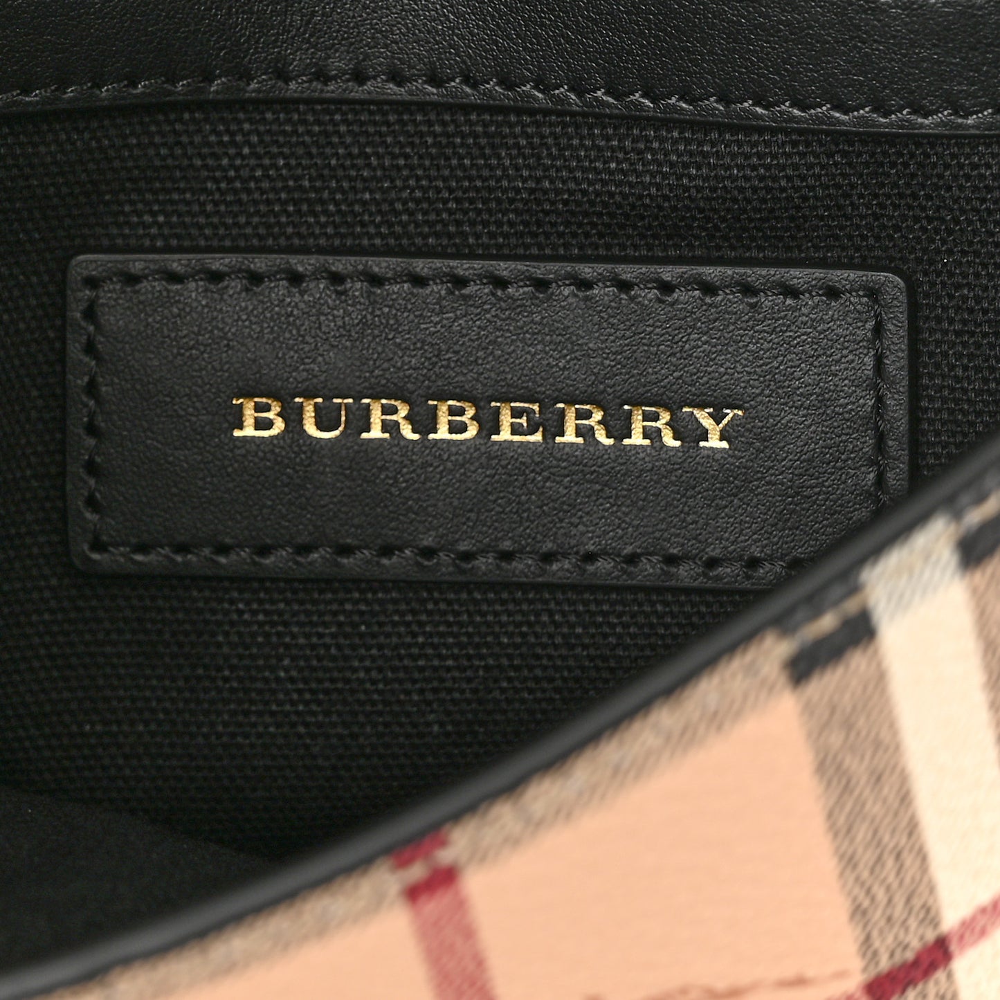 Haymarket Check Small Loxley Crossbody Black