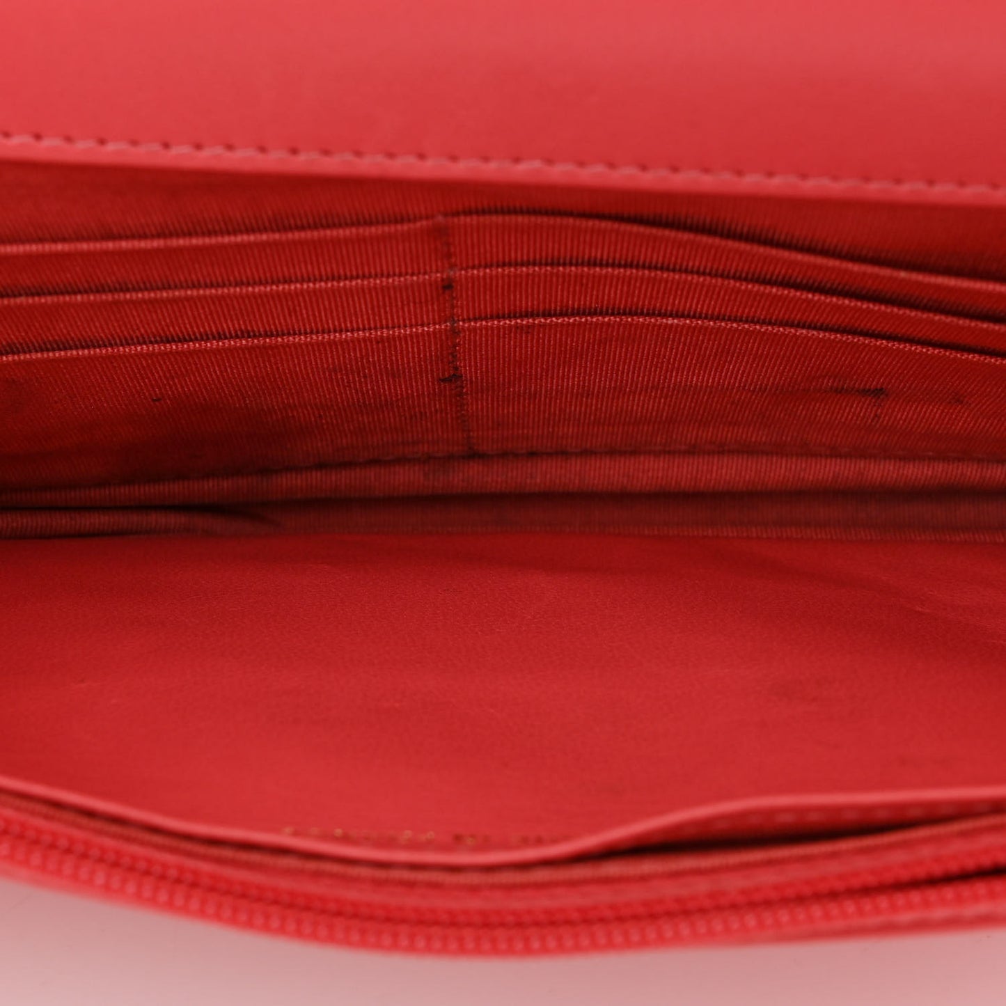 Lambskin Chevron Quilted Boy Wallet On Chain WOC Pink