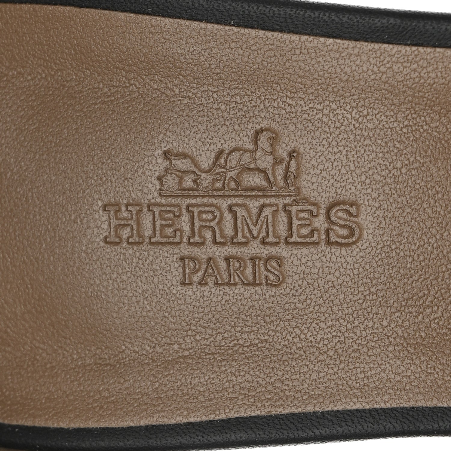 Hermes Calfskin Legend Wedge Sandals 36.5 Black 8 of 10