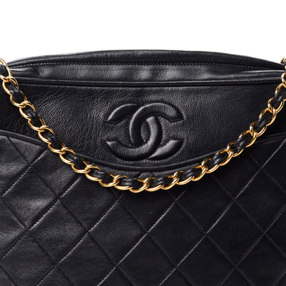 Chanel Lambskin Quilted CC Tassel Camera Case Navy 11 of 11
