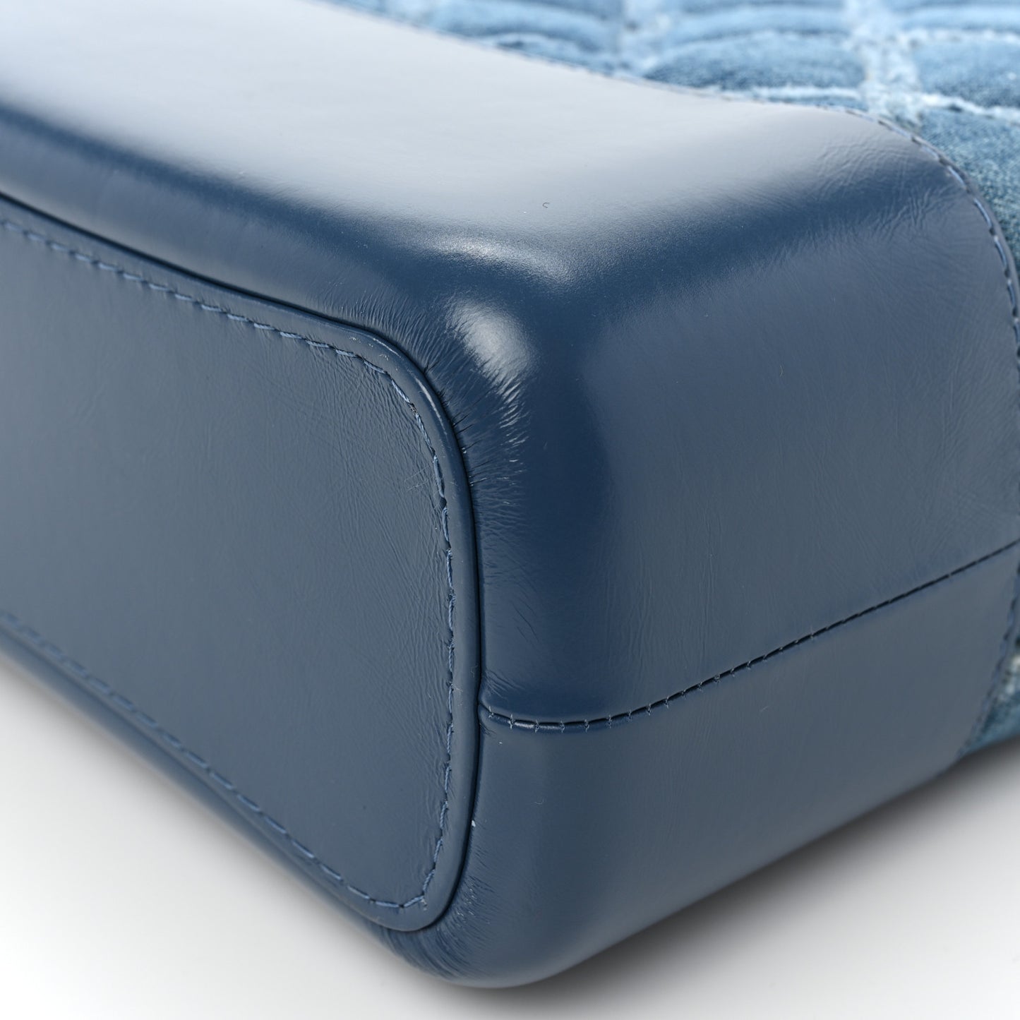 Denim Calfskin Medium Gabrielle Hobo Blue