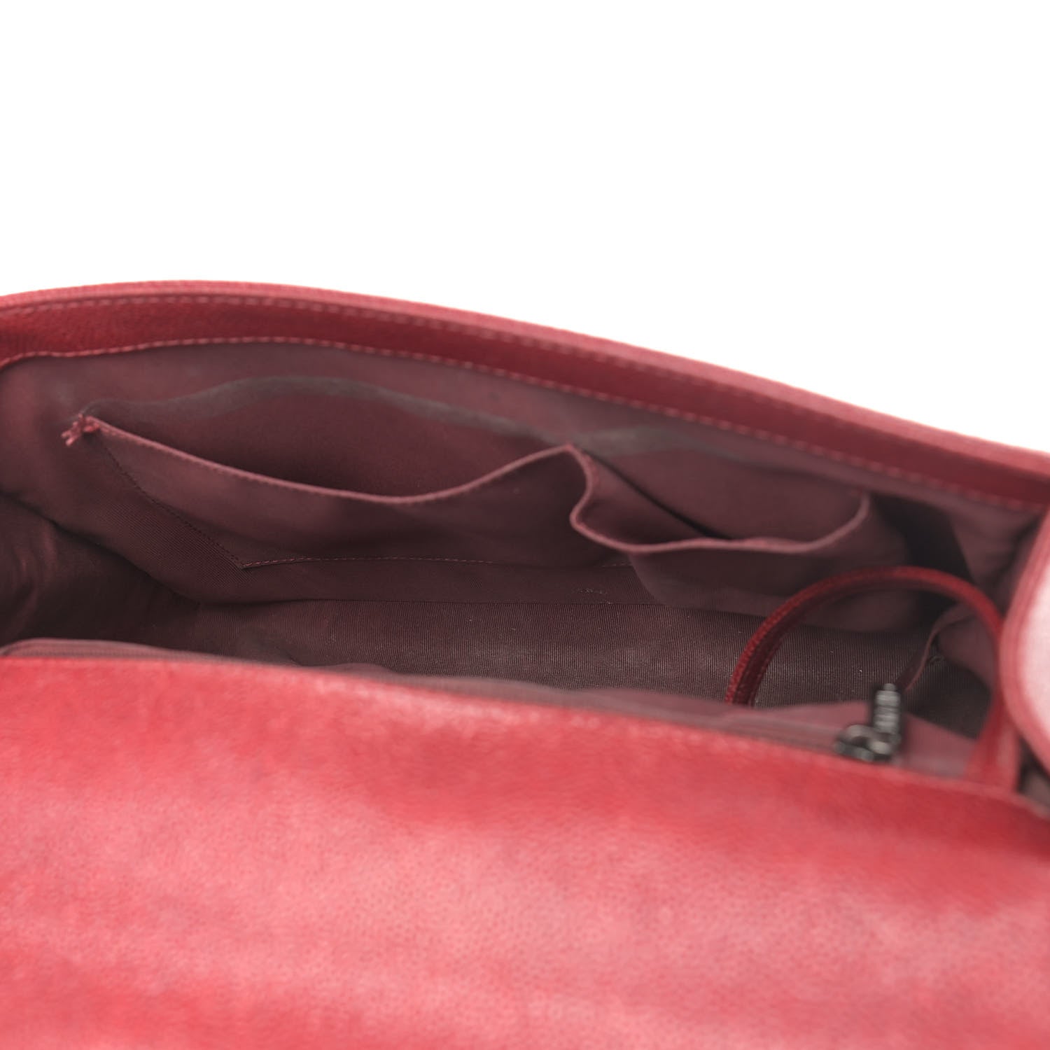 Chanel Caviar Quilted Large Boy Flap Dark Red 4 of 14