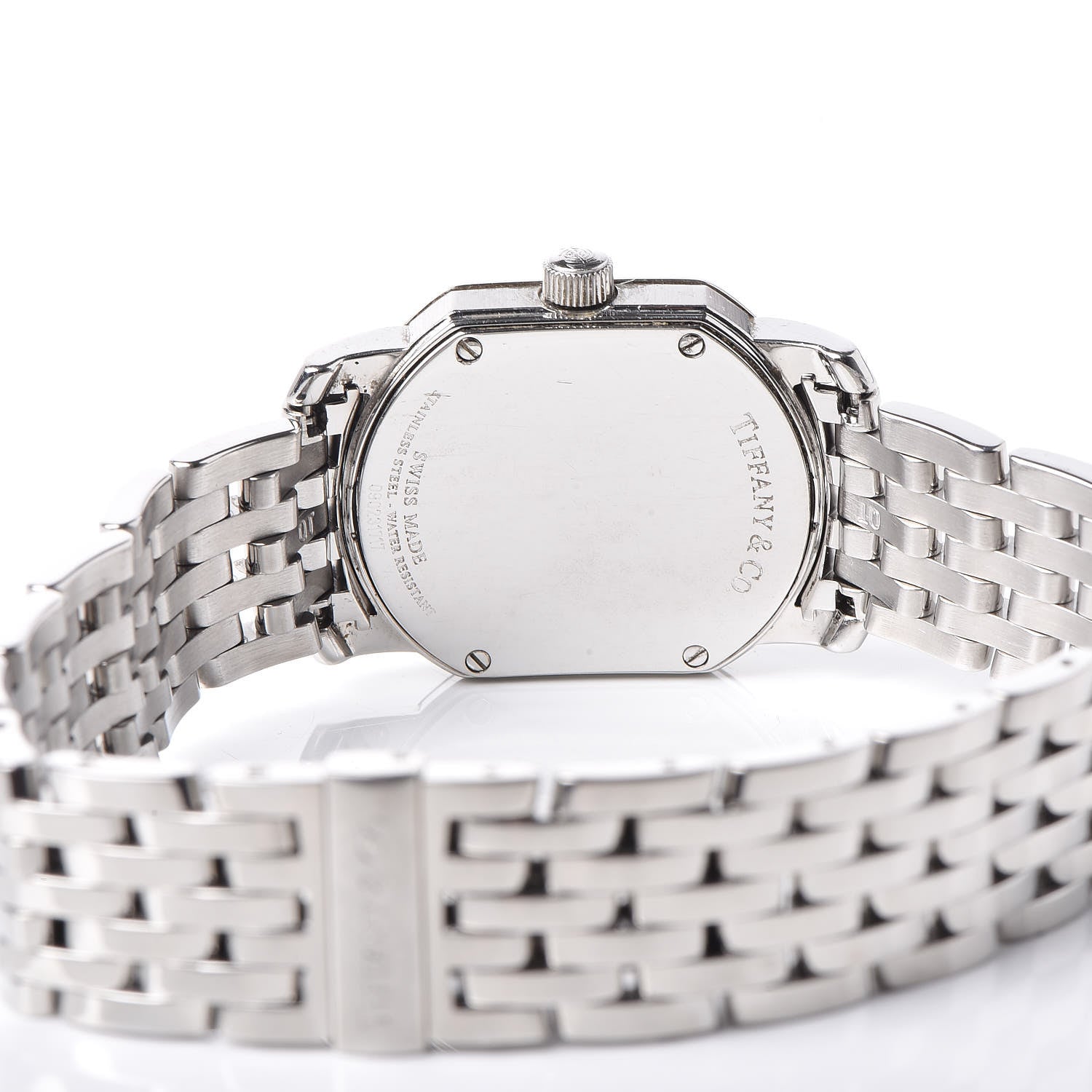 Tiffany Stainless Steel 24mm Mark Coupe Resonator Quartz Watch 4 of 7