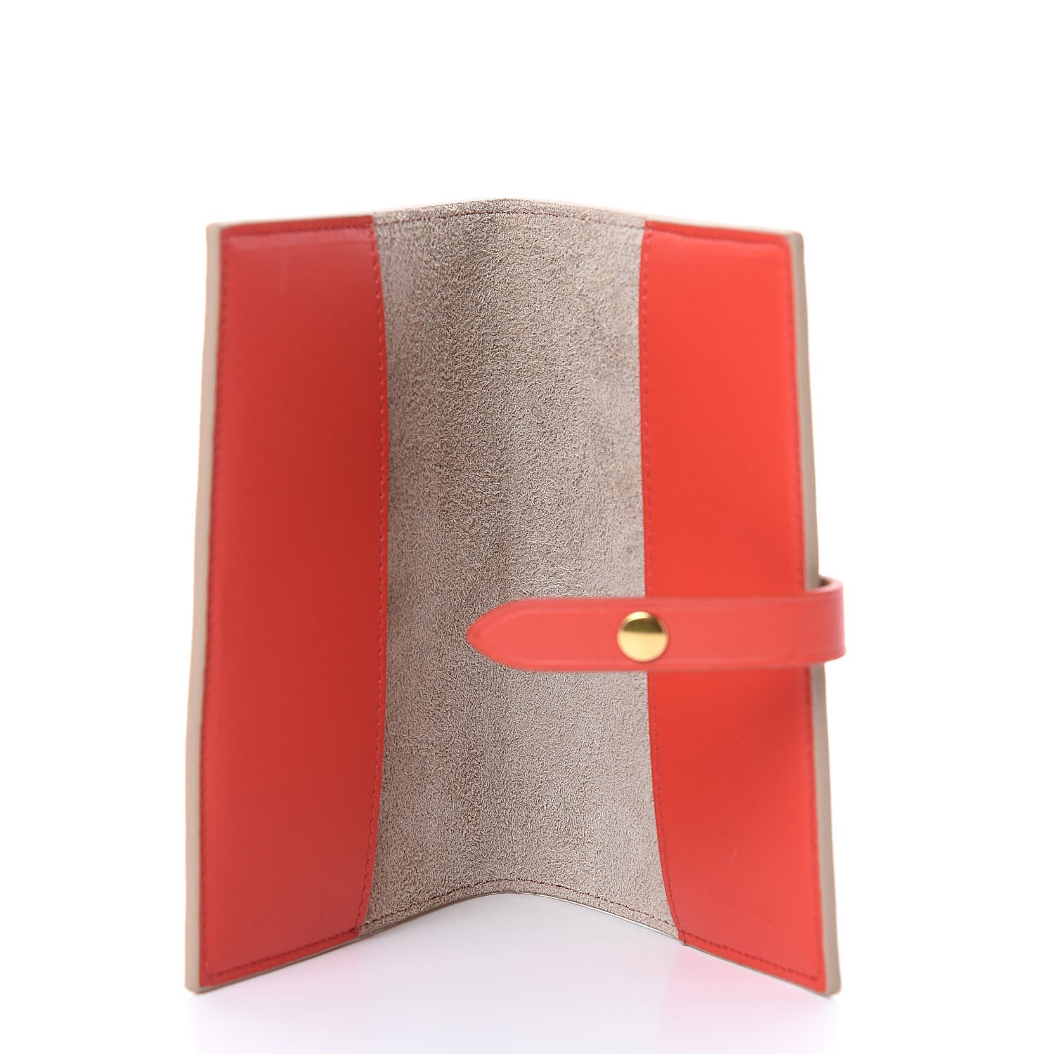 Celine Grained Calfskin Strap Passport Cover Light Taupe 5 of 8