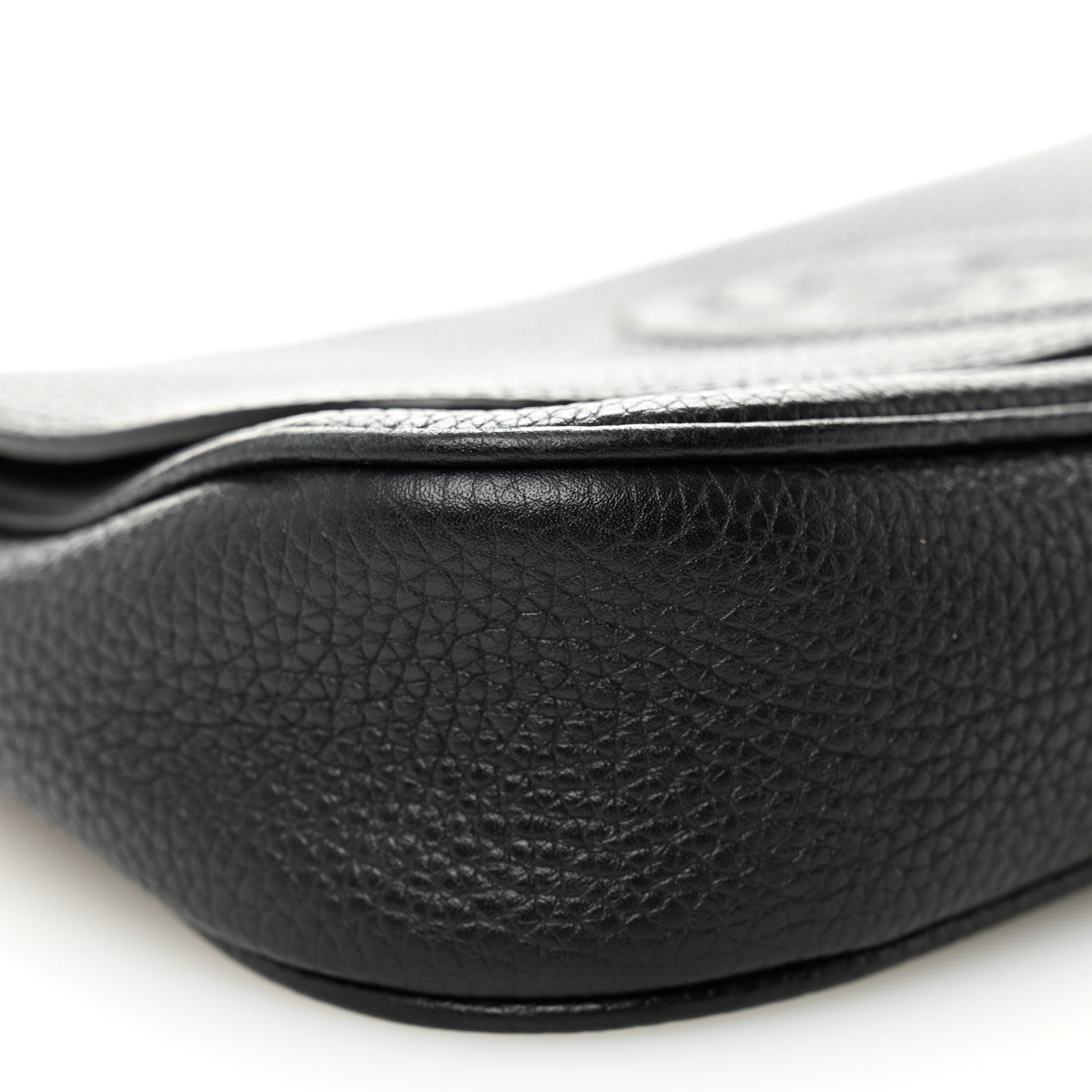 Gucci Pebbled Calfskin Medium Soho Flap Crossbody Black 9 of 10