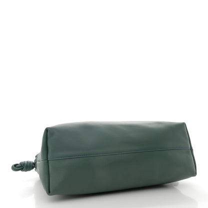 Loewe Mellow Nappa Beaded Donut Chain Flamenco Knot Clutch Vetiver 4 of 11