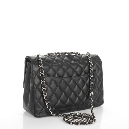 Chanel Lambskin Quilted Jumbo Single Flap Black 3 of 7