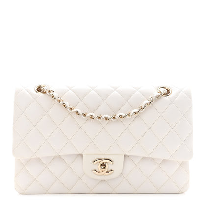 Chanel Caviar Quilted Medium Double Flap White 1 of 10