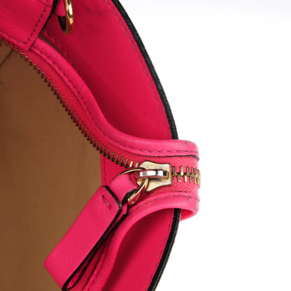 Valentino Garavani Vitello Small Rockstud Double Handle Tote Fuxia Fluo 8 of 16