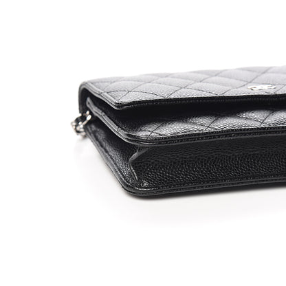 Chanel Caviar Quilted Wallet On Chain WOC Black 8 of 11
