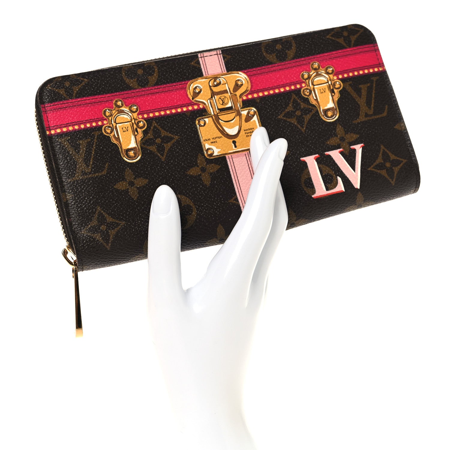 Louis Vuitton Monogram Summer Trunks Zippy Wallet 2 of 7
