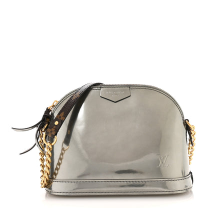 Louis Vuitton Patent Monogram Miroir Mirror Mini Alma Gris Metal 1 of 11