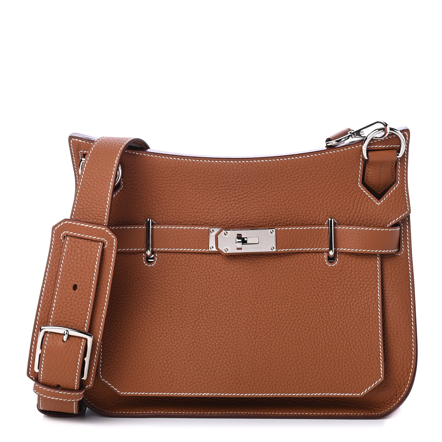Hermes Taurillon Clemence Jypsiere 31 Gold 1 of 4