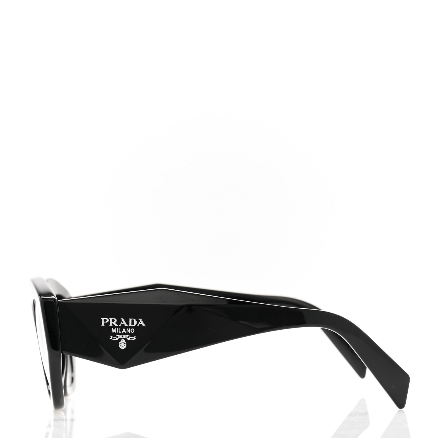 Prada Acetate Symbole Sunglasses SPR 07Y Black 3 of 8
