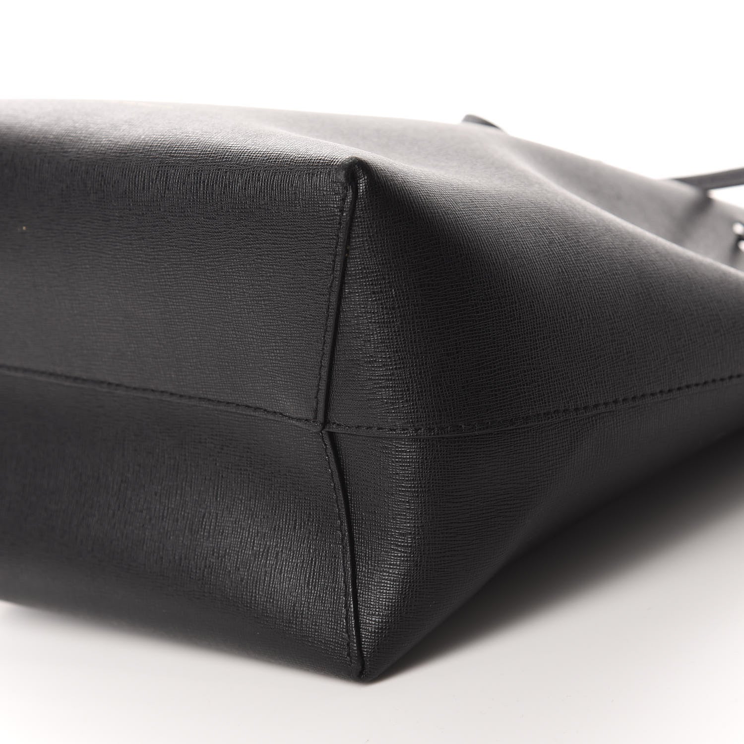 Mansur Gavriel Saffiano Bucket Bag Black Flamma 8 of 11