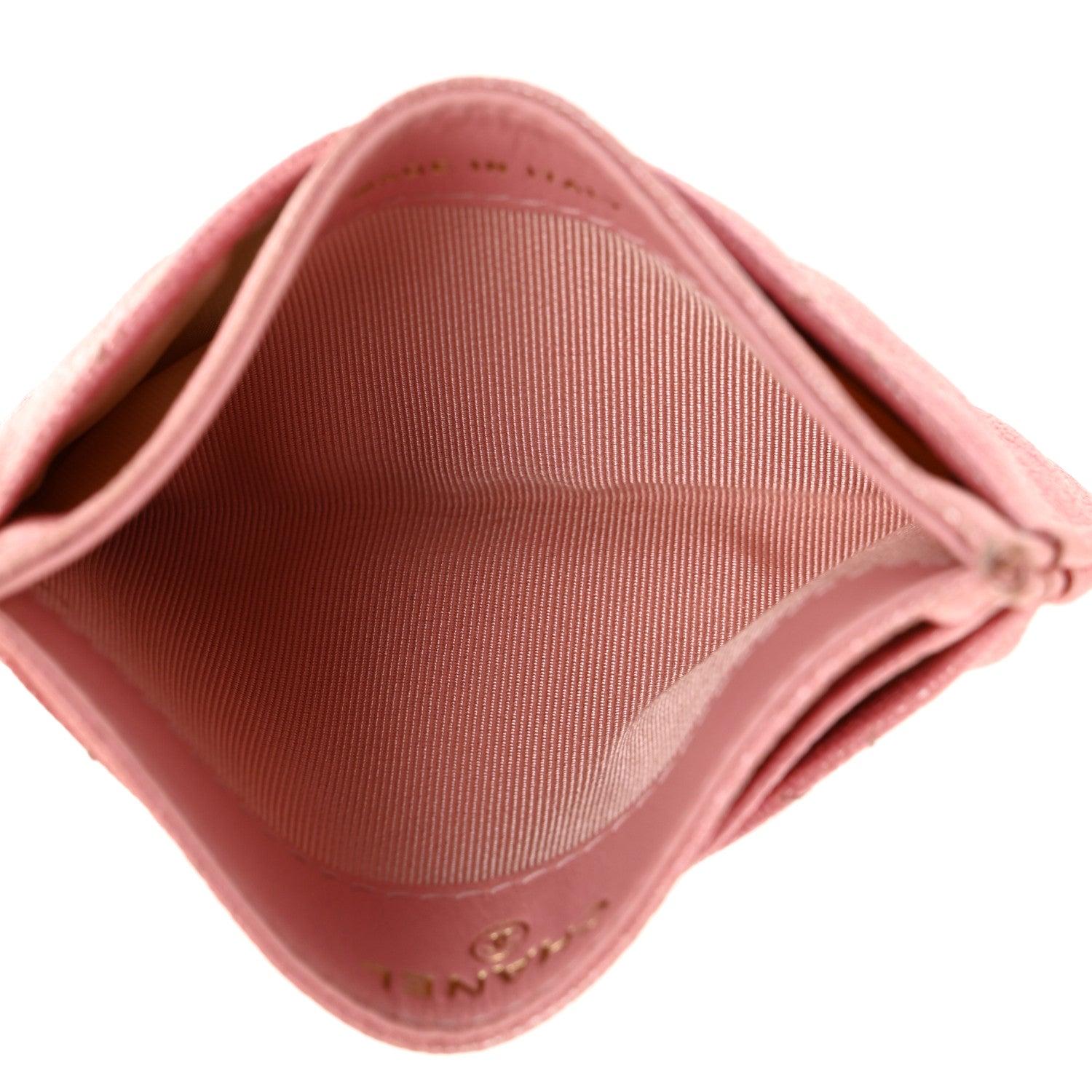 Chanel Iridescent Caviar Quilted Card Holder Pink 5 of 12