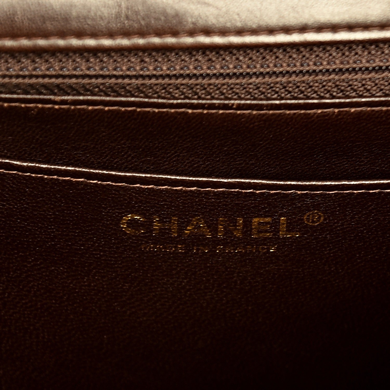 Chanel Toile Quilted Jumbo Single Flap Dark Blue 7 of 8