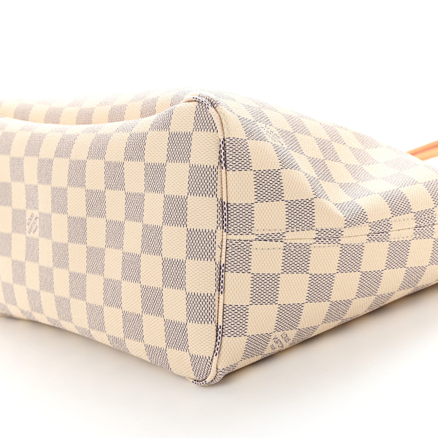 Damier Azur Neo Neverfull MM Rose Ballerine