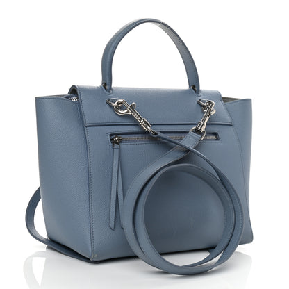 Celine Grained Calfskin Micro Belt Bag Washed Blue 2 of 18