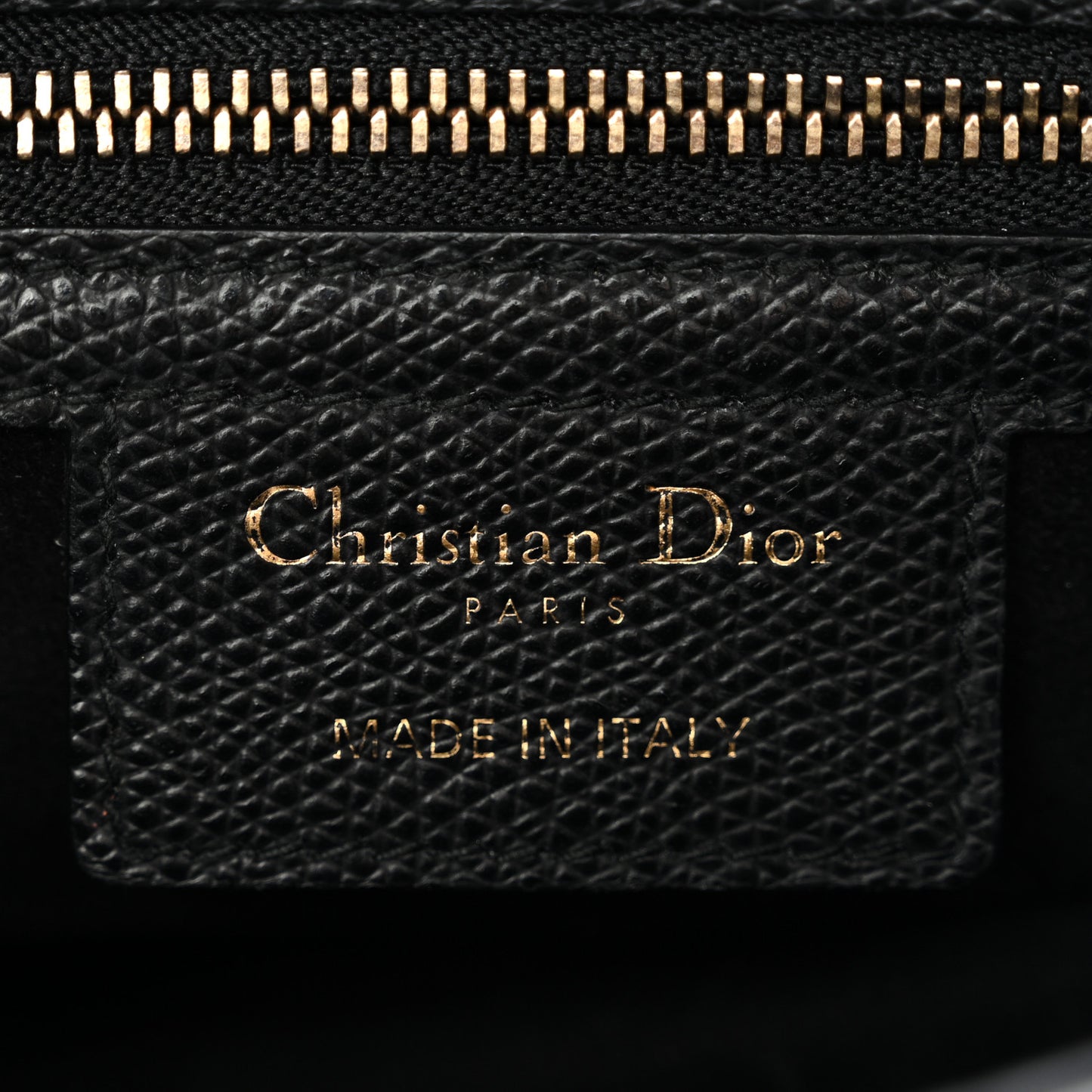 Grained Calfskin Saddle Bag Black