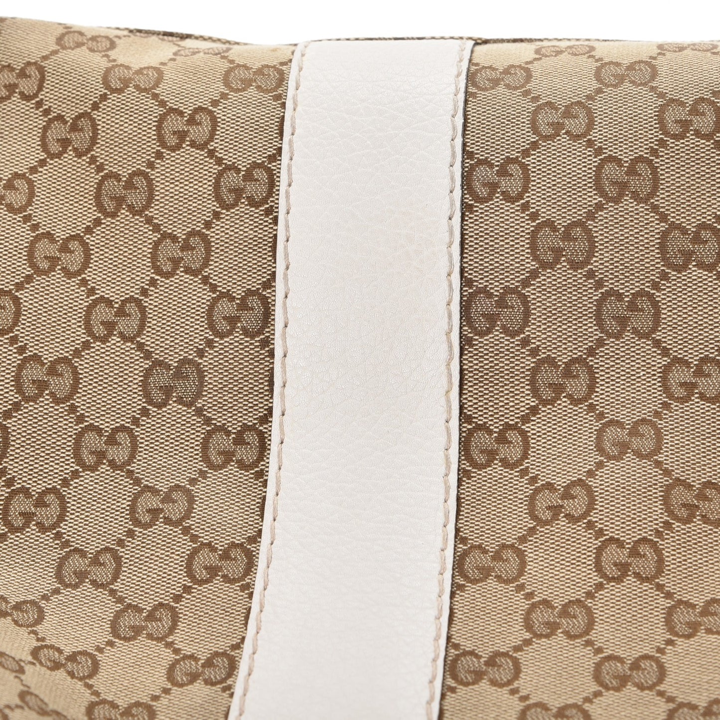 Monogram Medium Bamboo Bar Tote Off White