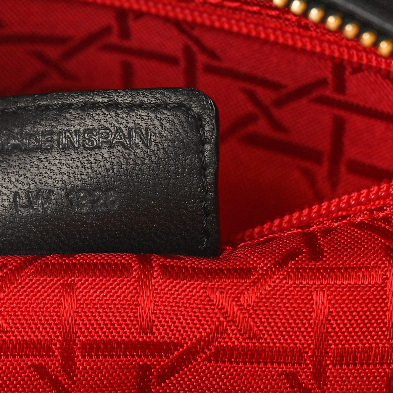 Lambskin Cannage Medium Lady Dior Black