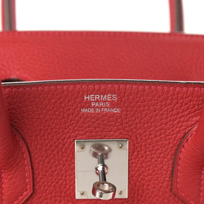 Hermes Togo Birkin 35 Rouge Casaque 5 of 12