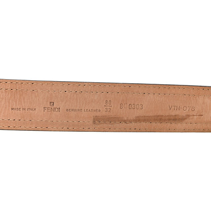Fendi Metallic Patent B Belt 80 32 Gold 5 of 5