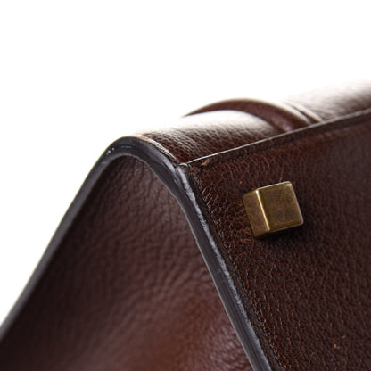 Celine Grained Calfskin Medium Phantom Luggage Brown 10 of 12