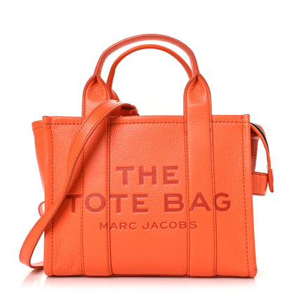 Marc Jacobs Grained Calfskin Small The Tote Bag Dragon Fire 1 of 11