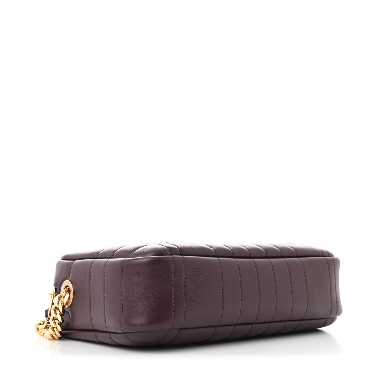 Burberry Calfskin Quilted Small Lola Camera Bag Deep Maroon 4 of 10