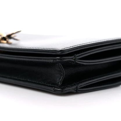 Christian Dior Calfskin Bee Clutch Black 9 of 10