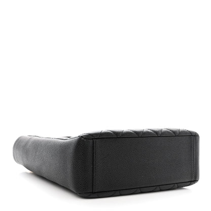 Chanel Caviar Quilted Petit Shopping Tote PST Black 4 of 10