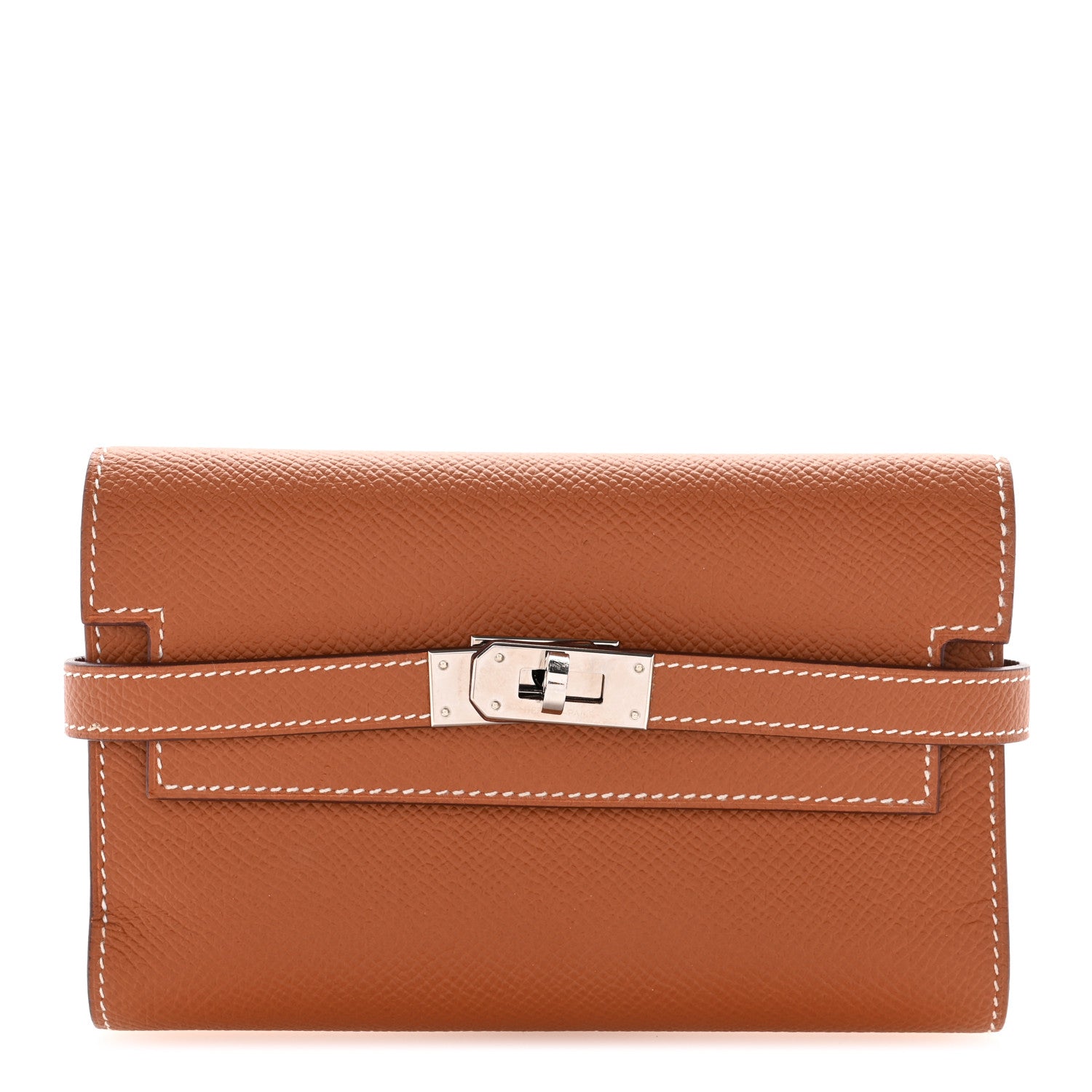 Hermes Epsom Medium Kelly Wallet Gold 1 of 8