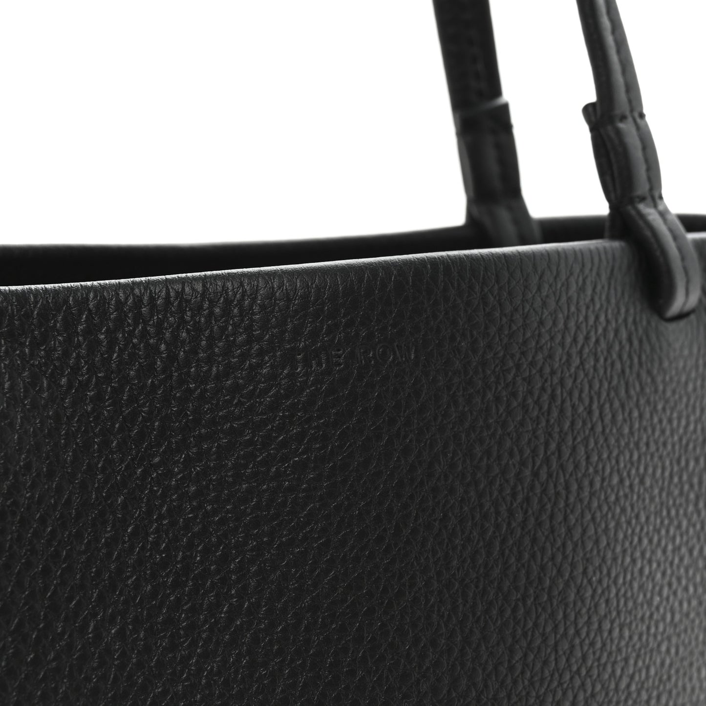 Grained Calfskin Small Park Tote Black