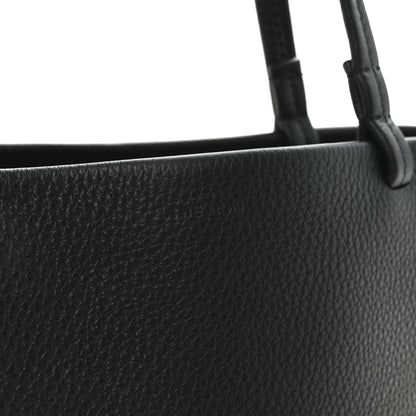 The Row Grained Calfskin Small Park Tote Black 7 of 9
